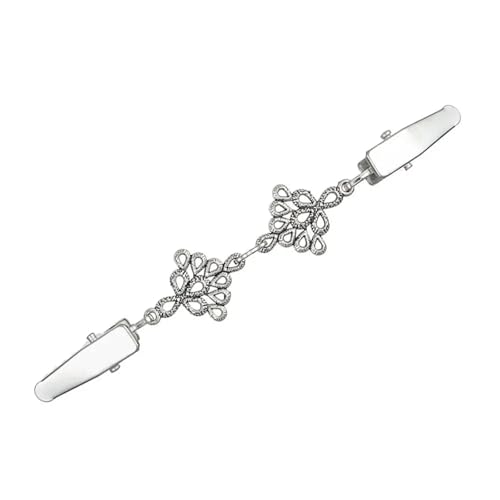 Vintage Cinch Clips 10Pcs Retro Alloy Cloak Buckle Collar Clip Cardigan Clip Women's Men New Anti Slip - color: Color01