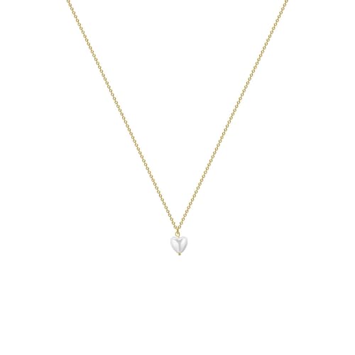 Charm Necklaces for Women,14k Gold Plated Waterproof Dainty Choker Necklace Summer Seashell Pearl Beach Cute Necklaces Set Fashion Jewelry Gift - style: Pearl 5