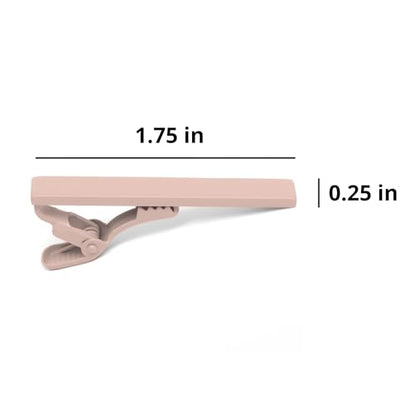 tiemart Tie Bar - style: Blush Pink