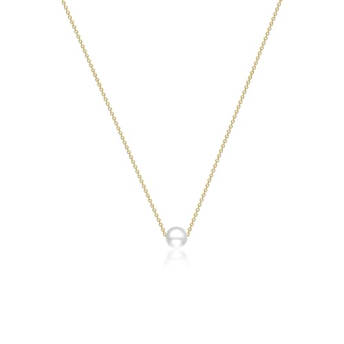 Charm Necklaces for Women,14k Gold Plated Waterproof Dainty Choker Necklace Summer Seashell Pearl Beach Cute Necklaces Set Fashion Jewelry Gift - style: Pearl 2