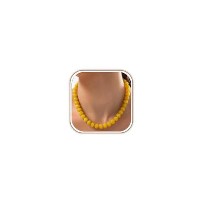 Chunky Beaded Necklace for Women, Colorful Trendy Statement Summer Jewelry Gift - color: necklace-25