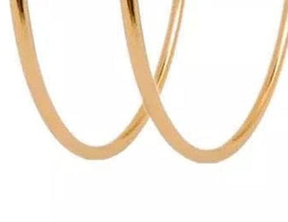 1 Pairs Stainless Steel Clip On Hoop Earrings for Women Fake Hoop Earrings Spring Hoop Earrings for Non-Pierced Ears Durability and Professional