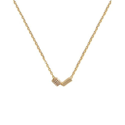 925 Sterling Silver Necklace for Women Trendy, Charming Layered Necklace with Cubic Zirconia Pendant for Her Womens Dainty Diamond Choker Necklaces Holiday Jewelry Gifts for Mom Wife Daughter Lover - color: CZ Necklace-Gold03