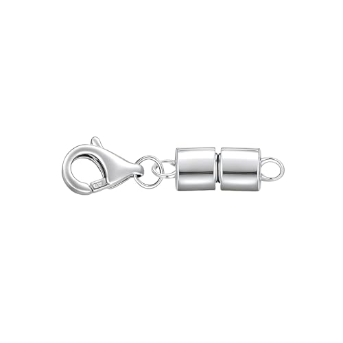 925 Sterling Silver Lobster Clasp for DIY Necklace Bracelet Jewelry Making, Double Spring Clasp with Closed Jump Rings, Necklace Extender Clasp Connector Bracelet Extension (Style 18) - style: Style 18