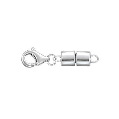 925 Sterling Silver Lobster Clasp for DIY Necklace Bracelet Jewelry Making, Double Spring Clasp with Closed Jump Rings, Necklace Extender Clasp Connector Bracelet Extension (Style 18) - style: Style 18