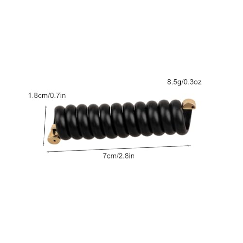 Spiral Hair Ties Phone Cord Elastic Hair Bands No Damage Scrunchies for Women Coil Holders Hair Ties for Thin Thick Hair Straight Ponytail Hair Accessories 6pcs