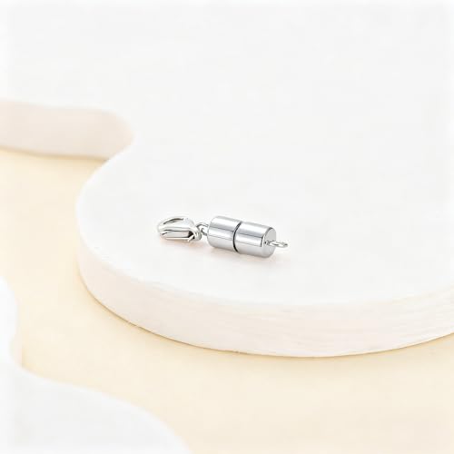 925 Sterling Silver Lobster Clasp for DIY Necklace Bracelet Jewelry Making, Double Spring Clasp with Closed Jump Rings, Necklace Extender Clasp Connector Bracelet Extension (Style 18) - style: Style 18