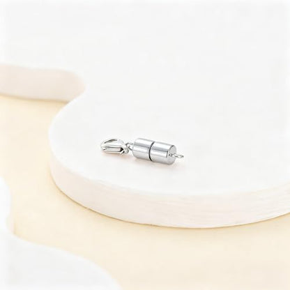 925 Sterling Silver Lobster Clasp for DIY Necklace Bracelet Jewelry Making, Double Spring Clasp with Closed Jump Rings, Necklace Extender Clasp Connector Bracelet Extension (Style 18) - style: Style 18