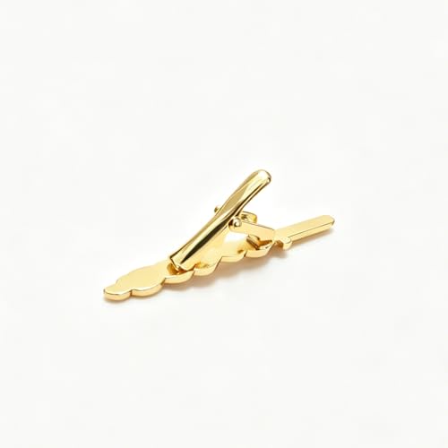 Anime Sword Enamel Tie Clips for Men, Gold-Tone, Anime Theme, Set of 9 Designs - color: Obanai