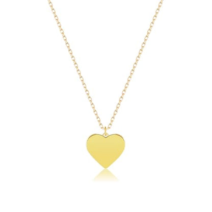 Gold Cross Necklace for Women, 18K Gold Plated Trendy Minimalist Cross Pendant Necklace, Dainty Chain Choker Necklace Faith Jewelry Gift - style: Heart-Shaped-1