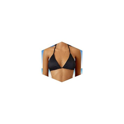Gold Plated Body Chain for Women, Layered Bikini Waist Chain | Sexy Rhinestone Body Jewelry, Chest Belly Chain, Adjustable Fit, Crossover Design, Summer Beach Parties and Vacations - color: Gold2