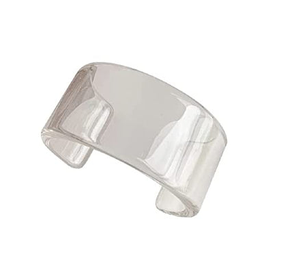 Colorful Acrylic Resin Geometric Simple Open Bracelet Candy Color Chunky Transparent Wide Cuff Bangle for Women Retro Irregular Resin Wristbands Bracelet Statement Jewelry Gift - style: style 4