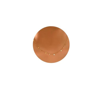 Dainty Gold Waterproof Choker Necklaces for Women Daily Wearing - color: Small Diamond-GD