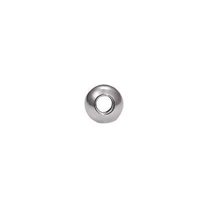 Stainless Steel Spacer Beads 4x3mm Round Loose Charm Caps Beads for DIY Jewelry Making 100pcs with 1.5mm Hole - color: 4x3mm 1.5mm