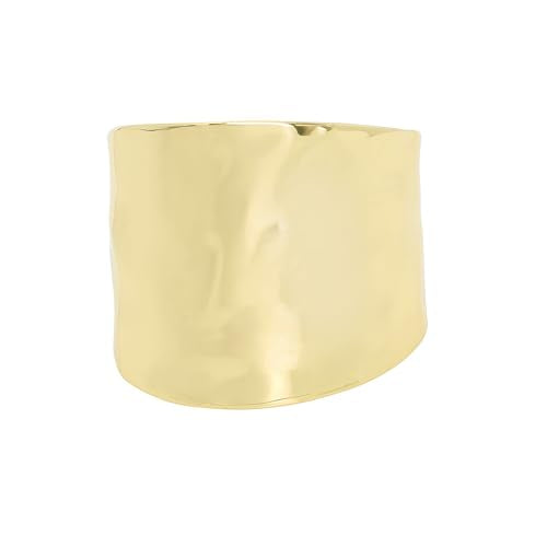Robert Lee Morris Soho Hammered Cuff Bracelet - color: GOLD