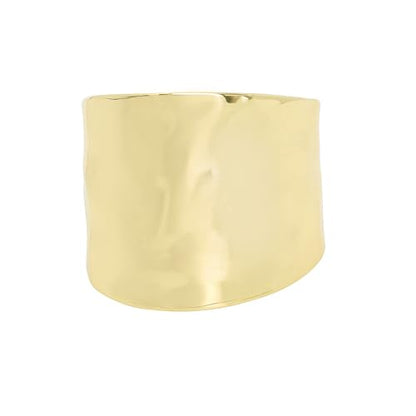 Robert Lee Morris Soho Hammered Cuff Bracelet - color: GOLD