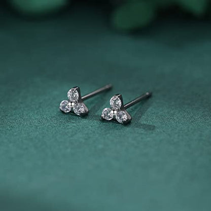 Limerencia G23 Pure Titanium Hypoallergenic Earrings | F136 Implant Grade Titanium Jewelry for Sensitive Ears - color: Trinity CZ