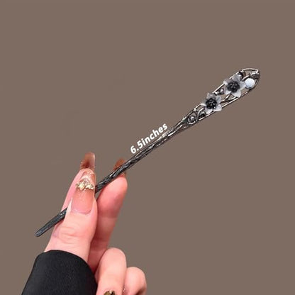 3 Pcs Hair sticks for buns,Decorative Hair pins for women,Buns and Updos with No Hair Damage, Flower Metal Pin Great Hold,Suitable for fine & thick hair US461