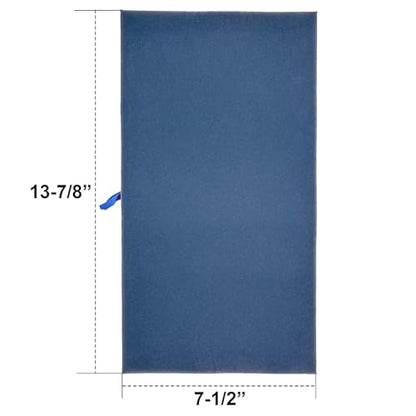 20-Pack Foam Cushion Flocked Jewelry Pads - Flat Full Size - Rings, Necklaces, Bracelets, Watches Presentation - Blue by The Display Guys - color: Blue, size: Insert - Flat Pad (20-Pack)
