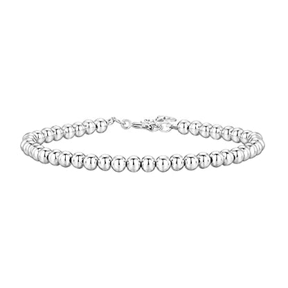 PAVOI 14K Gold Plated Beaded Bracelet for Women | Stackable Gold Bead Bracelet | Adjustable Dainty Gold Jewelry - style: Beaded
