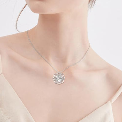 Sterling Silver Pendant Necklace Charms Hypoallergenic Fashion Jewelry Dainty Valentines Day Birthday Gift for Women - style: Star