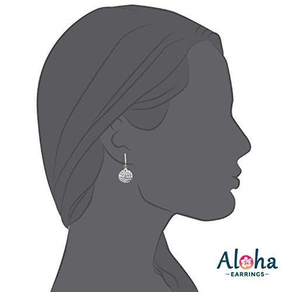 Silver Clip On Earrings For Women, They Look Pierced, Don't Pinch & Won't Fall Off, Hypoallergenic & Lightweight - color: Silver Sparkle CZ