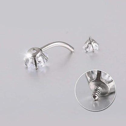 VCMART Belly Button Ring Short Bar Belly Ring Short Belly Button Rings Surgical Steel 6mm Belly Rings for Women Small Belly Button Piercing Navel Rings Piercing Jewelry - color: A2 -silver
