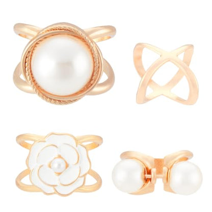Scarf Rings Buckle And Slides For Women Scarves Pin Tshirt Ties Clip For The Side