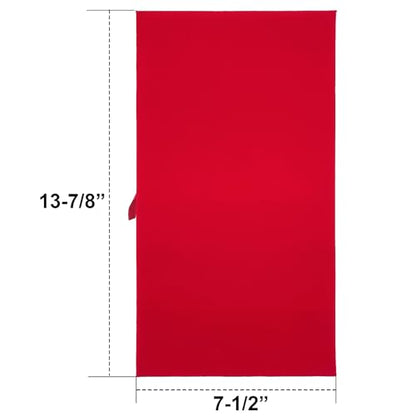 20-Pack Foam Cushion Flocked Jewelry Pads - Flat Full Size - Rings, Necklaces, Bracelets, Watches Presentation - Red by The Display Guys - color: Red, size: Insert - Flat Pad (20-Pack)