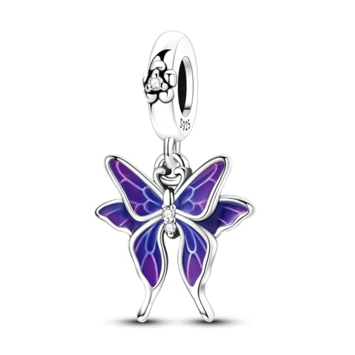 LNQOBU 925 Sterling Silver Charms Color-changing Chameleon Dangle Charm Beads Glow in the Dark Charme fits Pandora Bracelets and Necklace Jewelry Gift for Women - style: Glow in the dark 1728