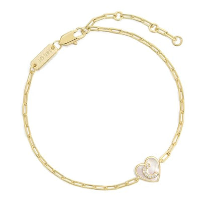 Gold Initial Bracelet For Women, 14k Gold Letter Bracelets | Adjustable Stacking Bracelets Jewelry Gift For Women, Valentines Mother Christmas Jewelry for Women Her 6.5-8 Inch - color: C