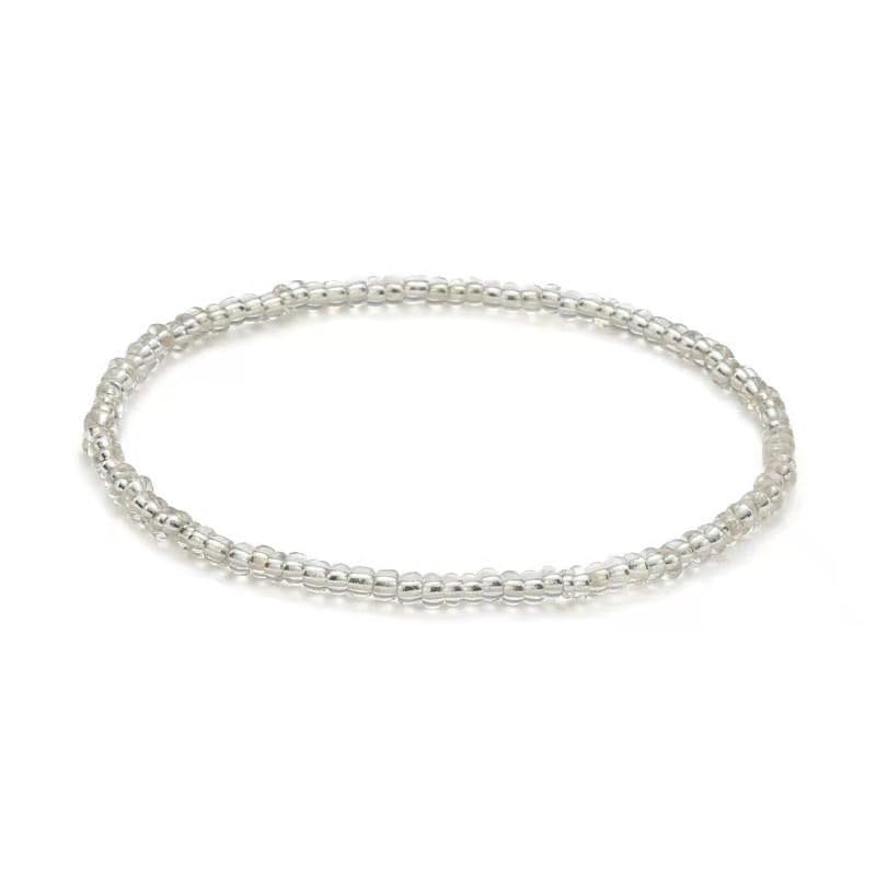 2Pc Anklet Boho Bead Elastic Beach Fashion Accessory Tool,Color-Q