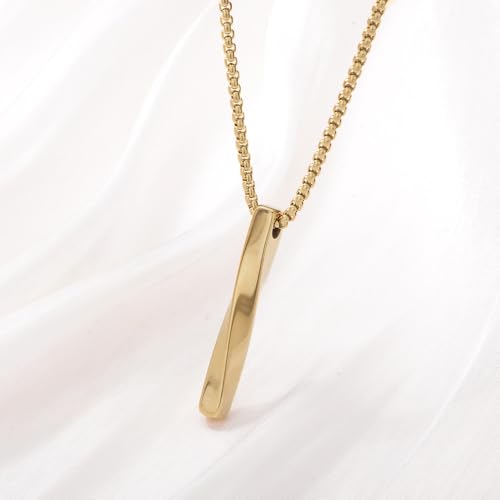 FANASY Natural Gemstone Pendant Necklace for Men Healing Crystal Pendant Adjustable Black Rope Necklace Jewelry Gifts for Women Men - color: Steel-Golden
