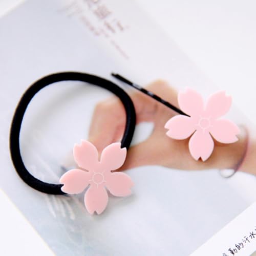 7pcs Flower Hair Band Set Rhinestone Clip Hair Snap Clips for Girls Women Ladies