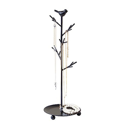 Branch Jewelry Rack Organizer for Ring Earrings Necklace Bracelet,Suitable for living rooms, bathrooms,offices,etc. - color: A Black