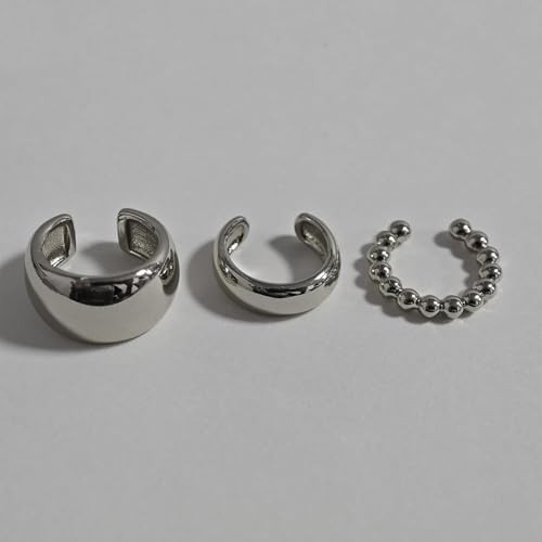 Ear Cuff Earrings for Women Chunky Ear Cuffs Non Piercing | Clip on cartilage earrings helix fake earrings jewelry trendy stuff christmas gift stocking stuffers - color: K
