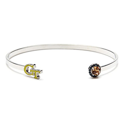 Stone Armory Georgia Tech Jewelry for Women - color: B - GT Ring and Bangle Set