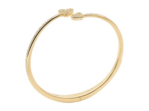 kate spade new york Yours Truly Pave Open Hinge Cuff - color: Clear/Gold