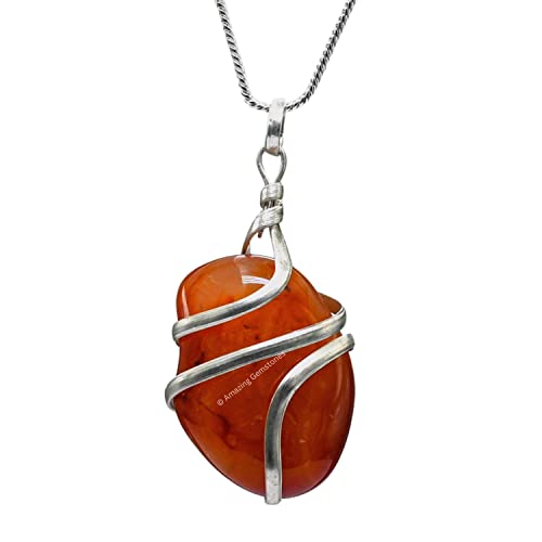 Handmade Spiral Tumble Necklace