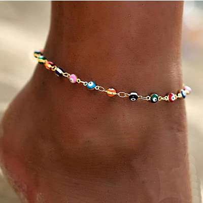 MODRSA Toe Rings for Women Toe Rings and Anklets for Women Toe Ring Adjustable Toe Rings Silver Rose Gold - color: C-toe rings +anklets- rose gold