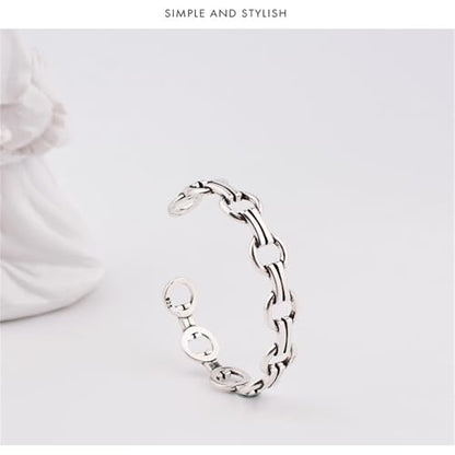 925 Sterling Silver Bangles For Women Handmade Silver Bangles Open Adjustable Bangle Bracelets For Women Silver Open Cuff Bracelets Stackable Wrap Bangles Festival Jewelry Gifts - color: Style 13