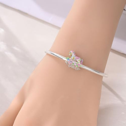 Charm for Bracelets and Necklaces, Heart Animals 925 Sterling Silver Bead Celestial Sun Moon Star Charms Jewelry Gift for Women Girls - color: Rocking Horse Charm