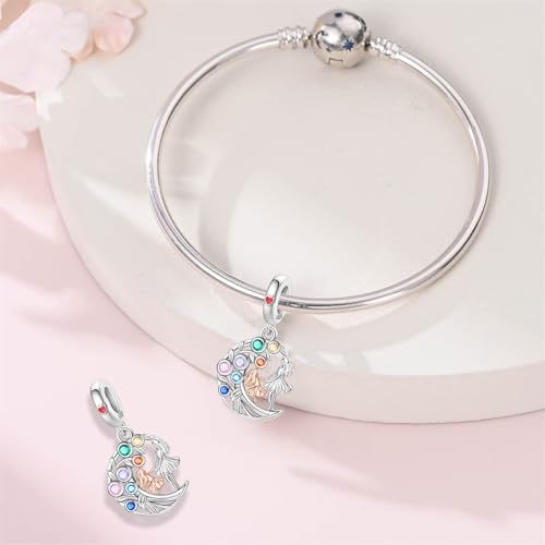 Pandach Animal Charm Bead fits Charms Bracelets for Woman-925 Sterling Silver Dangle Pendant Bead,Jewelry Beads Gifts for Women Bracelet&Necklace - style: Tree of Life Dancing Pendant