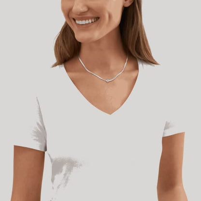 Silpada 'Thoreau' Multi-Strand Bead Necklace in Sterling Silver