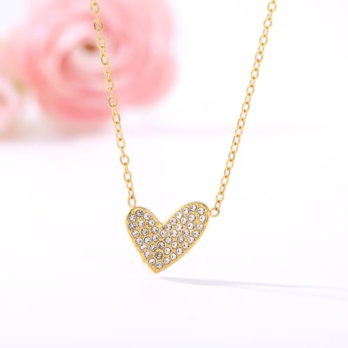 Heart Pendant Necklace – Dainty & Minimalist Style for Daily Wear - style: Minimalist Design