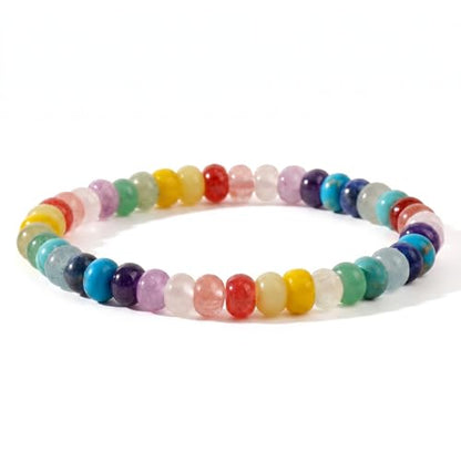 Crystal Cross Bracelet for Women and Men, Gift Jewelry Jewelry Gift | natural stone beads, crystal beads, cross design, inspirational style, birthday gift, bracelet jewelry for casual styling - color: colors-01