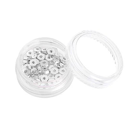 Silver Plated Hexagon Spacer Beads 4x1.5mm 50pcs for Jewelry Making Findings Non Tarnish - color: Silver, size: 4x1.5mm Hexagon