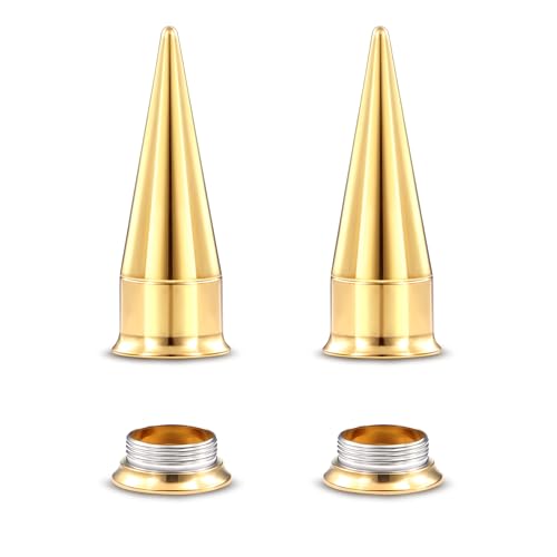 Piercing Taper Stretching 2 in 1 Ear Tunnel Gauges Stretcher Stainless Steel Internally Threaded Plugs Gauge for Ears Women Men 1G 7mm - color: Gold, size: 11mm ( 7/16" )