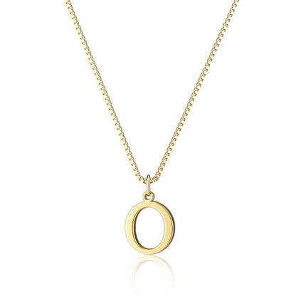 Foxgirl Gold Initial Necklaces for Women, Dainty Gold Letter Necklace Tiny A-Z Pendant Choker Necklace Trendy Cute Personalized Monogram Name Necklace Gold Jewelry Necklace for Women Gift | Tiny Letter Pendant on a Dainty Choker Chain, Personalized Everyd