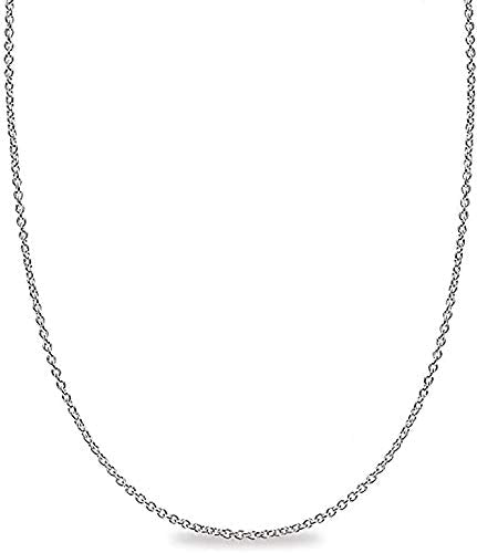 925 Sterling Silver O Chain Necklace Pendant Adjustable 0 Chain Necklace - size: 18